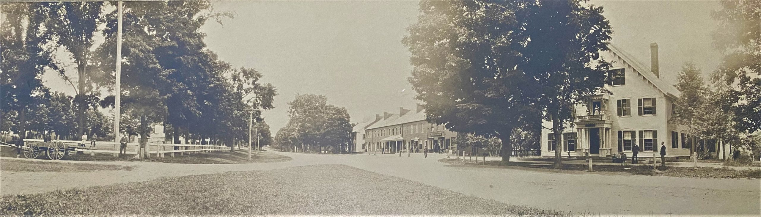 Gibson House at Haverhill Corner 1850